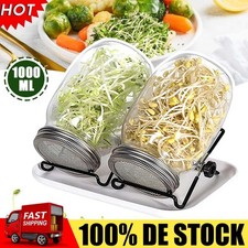 2x 1000ml Sprossenglas Set