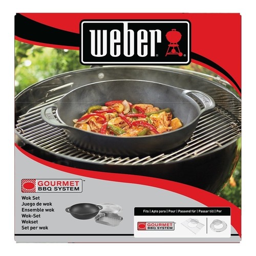 Weber gusseisen wok gourmet - weber,
