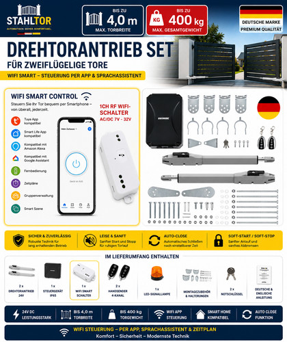 Drehtorantrieb set für - drehtorantrieb,