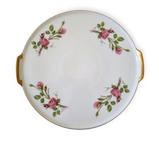 Edestein Bavaria Porzellan / Maria Theresia / Rote Rose / Platte / 32,5cm / RAR!