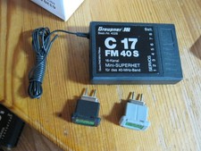 Set : Empfänger Graupner C 17 - (40 Mhz)  + Quarzpaar 57 FM SSS