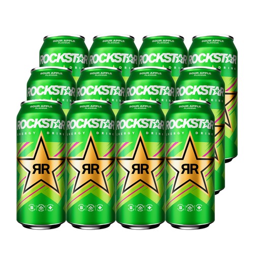Rockstar energy sours apple - rockstar,