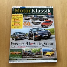 MOTOR KLASSIK 8/2015, Limousine der 60er Jahre, Porsche 911, Audi Quattro, top