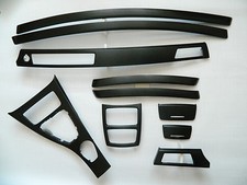 Dekorleisten Interieurleisten Struktur Folien Schwarz passend für BMW E92 E93 