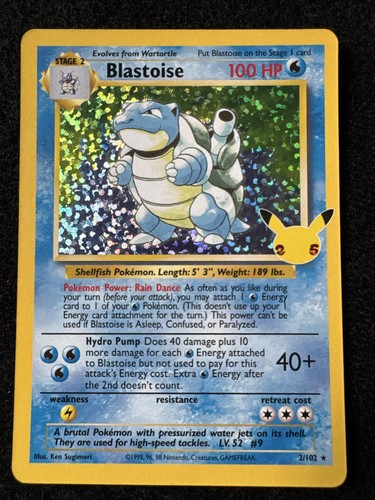 Blastoise celebrations 102 - blastoise,
