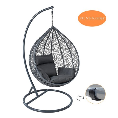 Polyrattan hängesessel - polyrattan,