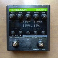 TC HELICON VoiceTone Double Vocal Effektpedal (eingestellt)