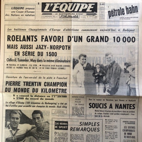 Journal equipe 1966 - journal, 30/08/1966