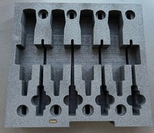 2HE Schaumstoffinlay Passen Für Sennheiser EW-DX 4er Tas/sender +Han/se Neu H 16