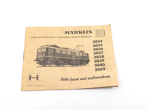 Märklin 3034 3035 3036 3037