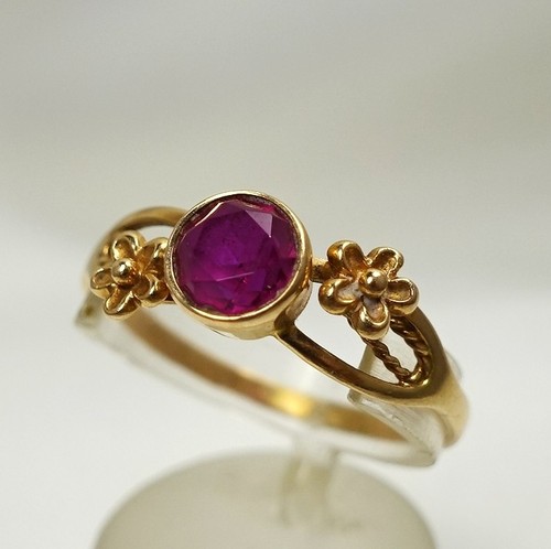 Russischer korund ring 583 - russischer,