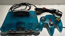 Nintendo N64 Konsole Blau