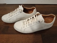 Hugo Boss Mirage Leather Trainers White Sneakers, Größe 43