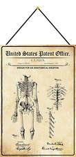 Blechschild 20x30 US Patent
