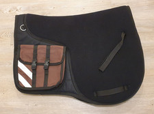 Wanderreitschabracke , Sattelpad mit Packtaschen, dick gepolstert