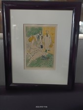 Farblithographie von Henri