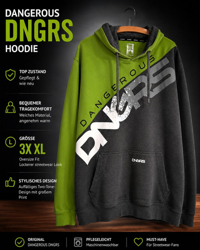 Dangerous dngrs herren hoodie - dangerous,