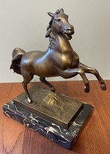 Pferdeskulptur Bronze/Messing