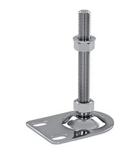 Nivellierfuß Stellfuß Maschinenfuß Gelenkfuß höhenverstellbar Ø80mm Stahl M8-M30