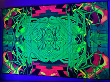 UV Aktives Bild hand gemalt DEKO, Backdrop Für Alle Anlässe  ca 1,40 X 2,00 m