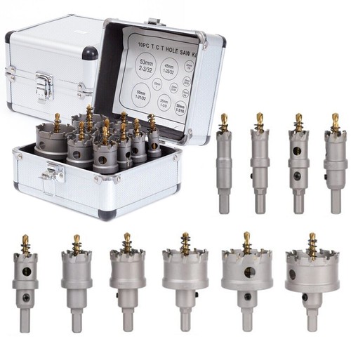 10x lochsäge hartmetall - 10x,