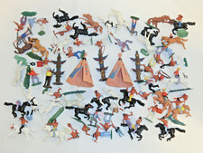 Wild West Western Figuren Set wie Timpo Toys Indianer Cowboys Soldaten usw