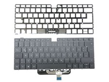 DE - Schwarz Tastatur Ohne Rahmen mit Beleuchtung für Huawei MateBook D 14