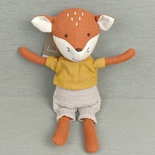 DM Fehn Reh Fuchs Bambie ❤️ Schmusetier Stofftier Kuscheltier Gelb Beige