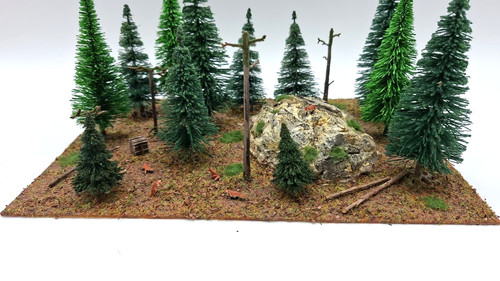 Diorama füchse im - -,