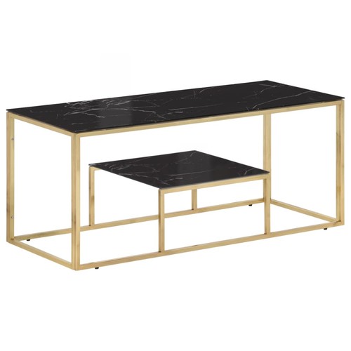 Couchtisch golden edelstahl - couchtisch,