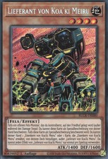 YuGiOh Lieferant von Koa'ki Meiru BLCR-DE080 Secret Rare NM 1st