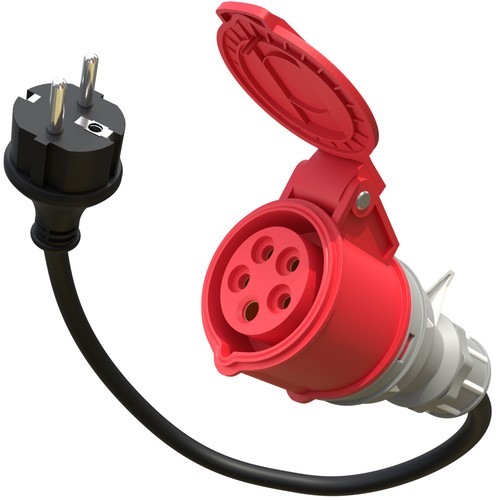 45cm cee adapter ip44 - 45cm, (stecker
