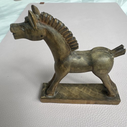 Vintage figur holz - vintage, fohlen