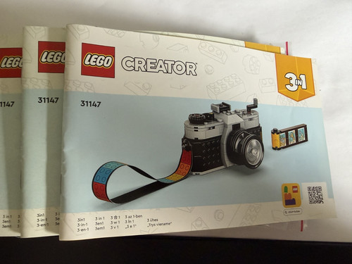Lego creator retro - lego, kamera