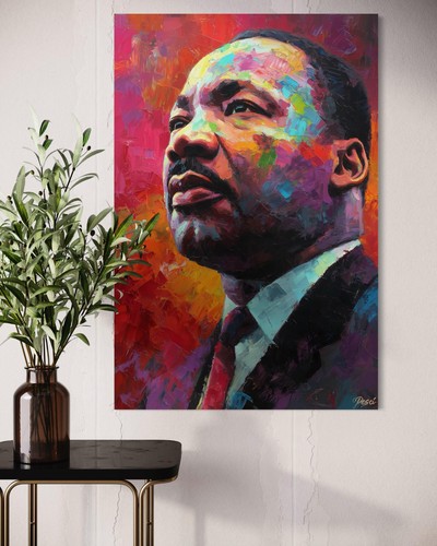 Martin luther king leinwand - king,
