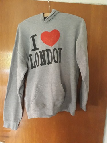 Hoddy love london grau - gr., m