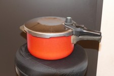 Schnellkochtopf Beka rot Deckel Dichtring und Einsatz