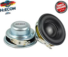 2x Mini Lautsprecher 4 Ohm 5W Full Range HiFi Heimkino Tragbar Audio Boxen