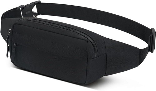 Bauchtasche schwarz nylon - schwarz,