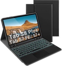 Abnehmbare ABS Tastatur + Hülle Cover für Samsung Galaxy Tab S7FE 12,4" SM-T730/736