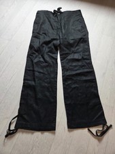 Leinenhose H&M schwarz Damen