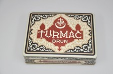 TURMAC BRUN 1100 CIGARETTES Blechdose tin box 15.4x12x3.8 cm 