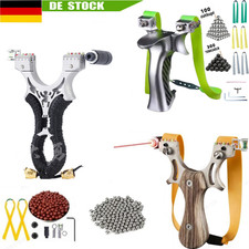 Profi Jagd Steinschleuder Slingshot Katapult mit Laser-Sportschleuder Gummiband