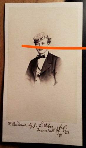 Student wilhelm buderus 1863 - wilhelm, ?