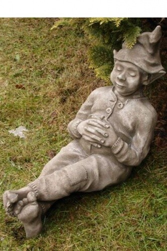 Gartenfigur schlafender - gartenfigur, "schlafender