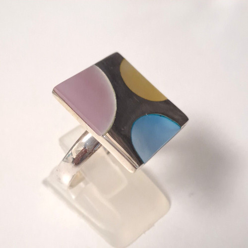 925 silber ring perlmutt - 925,
