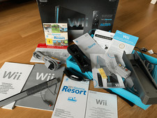 Nintendo Wii Sports Resort Pack / Spielekonsole Schwarz in OVP / sehr gut