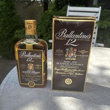 Ballantines Whisky 12 y, 0,75 l, 43% vol, 70er Jahre, orig. verschlossen!