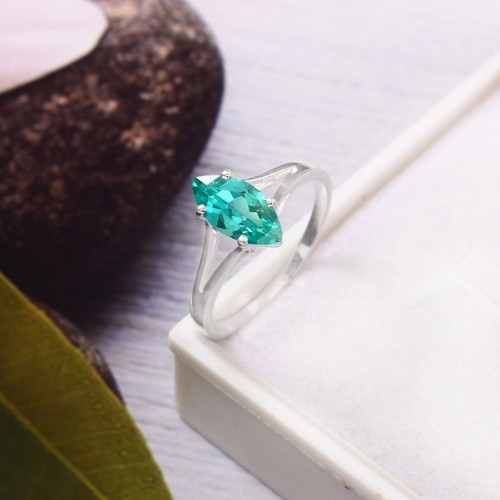 Grüner spinell ring massiv - ring,