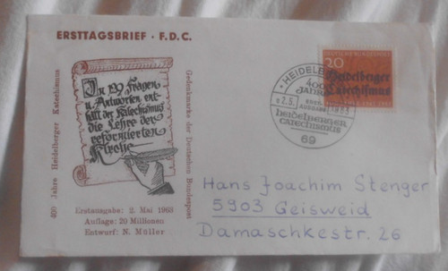 Bund fdc 396 - mi.-nr., 400
